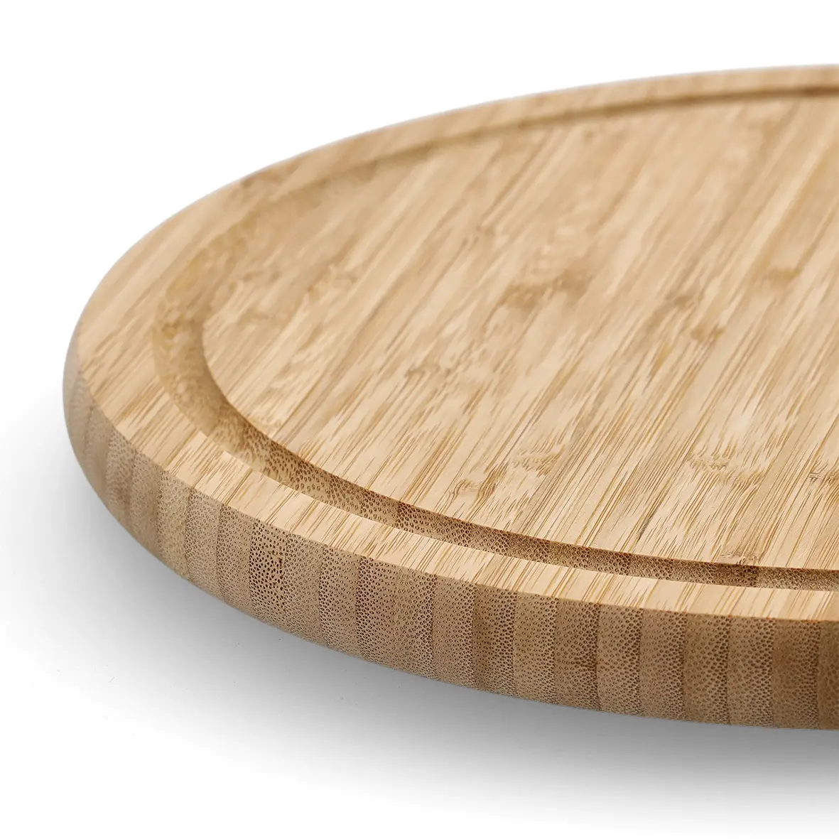 Zeller Schneidebrett rund Bamboo
