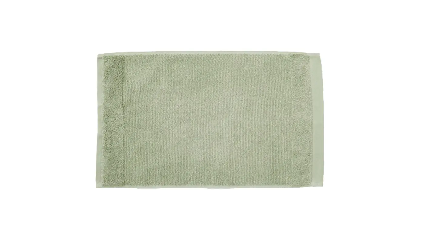 Interliving Gästehandtuch Serie 9108 Iceberg green 30x50 cm