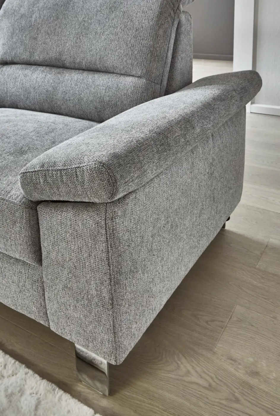 Dietsch Eckkombination 183 - Enjoy Select Mito grau ca. 280 x 185cm