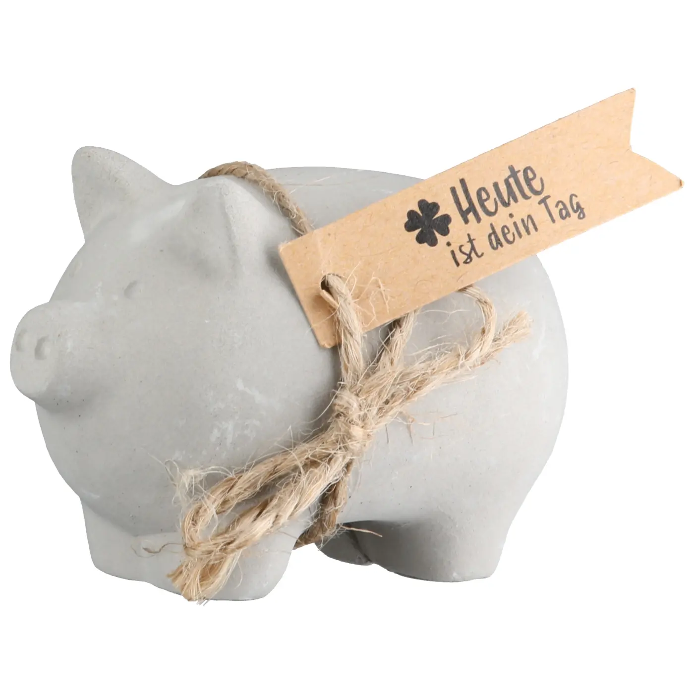 Gilde Figur (klein) Lots of Love grau L 3.5 x B 6.3 x H 4 cm