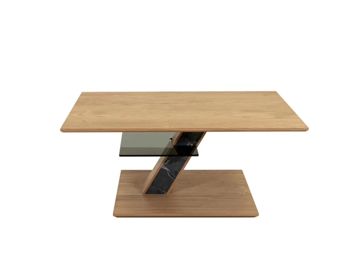 Vierhaus  Couchtisch 5734 Wildeiche furniert höhenverstellbar ca. 100 × 60 × 47–64 cm