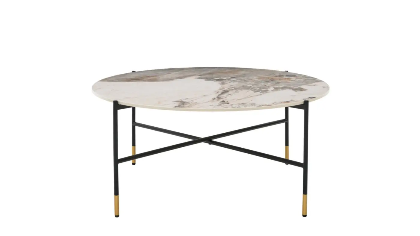 Interliving Couchtisch Serie 6221 Marmoroptik ca. 93,5 cm