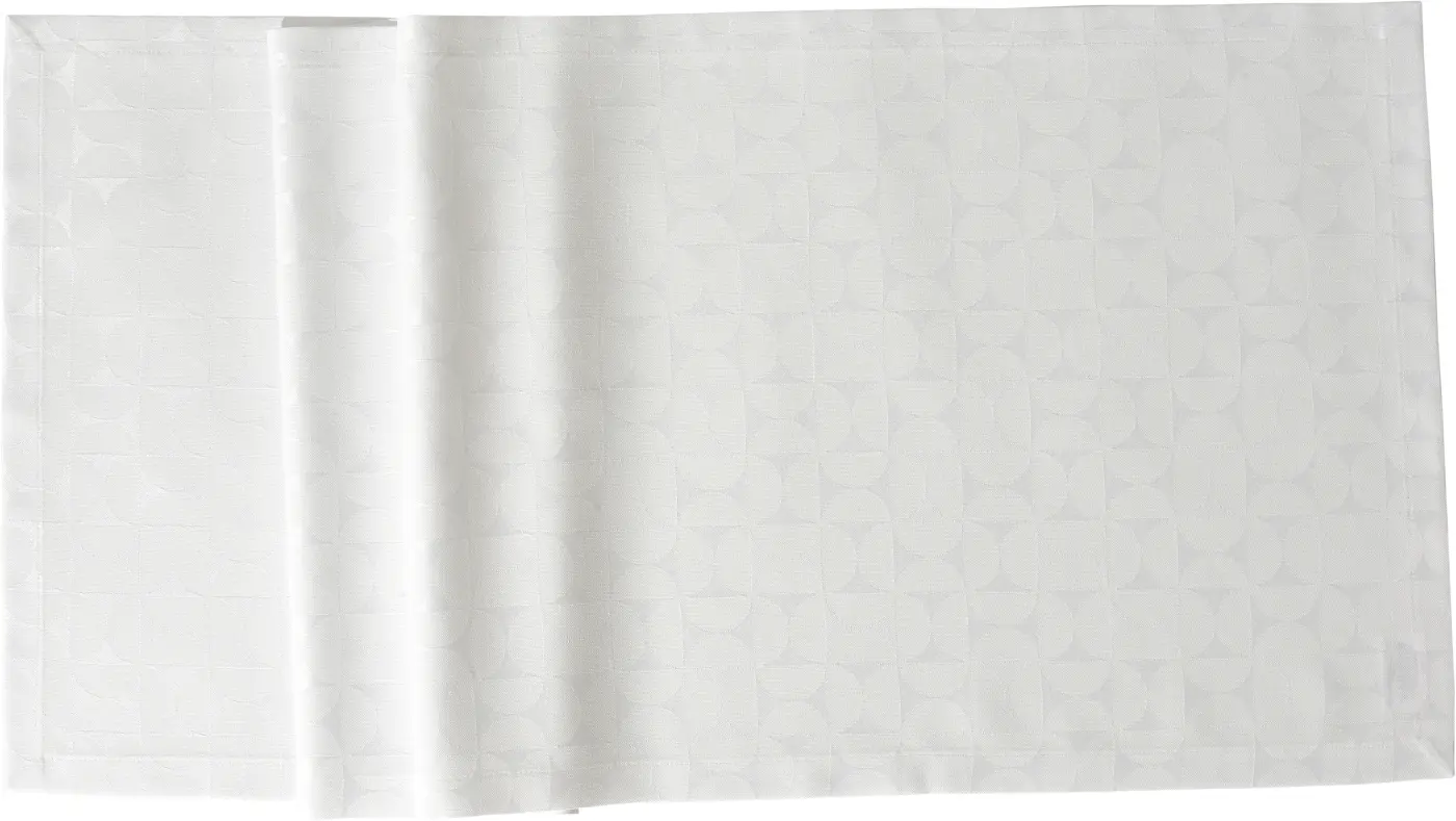 Sander Tischläufer Ora white 50 x 140 cm