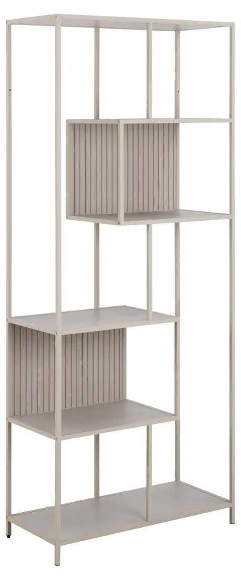 Actona  Regal Seaford grau  77 x 35 x 185 cm