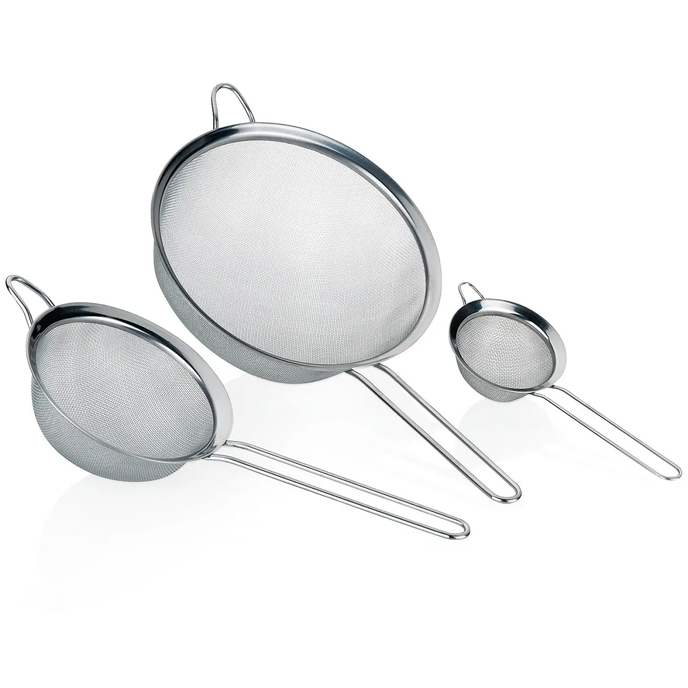 Kela Küchensieb Profi Edelstahl 18/10 silber glänzend 3tlg 36,5cm 20cmØ