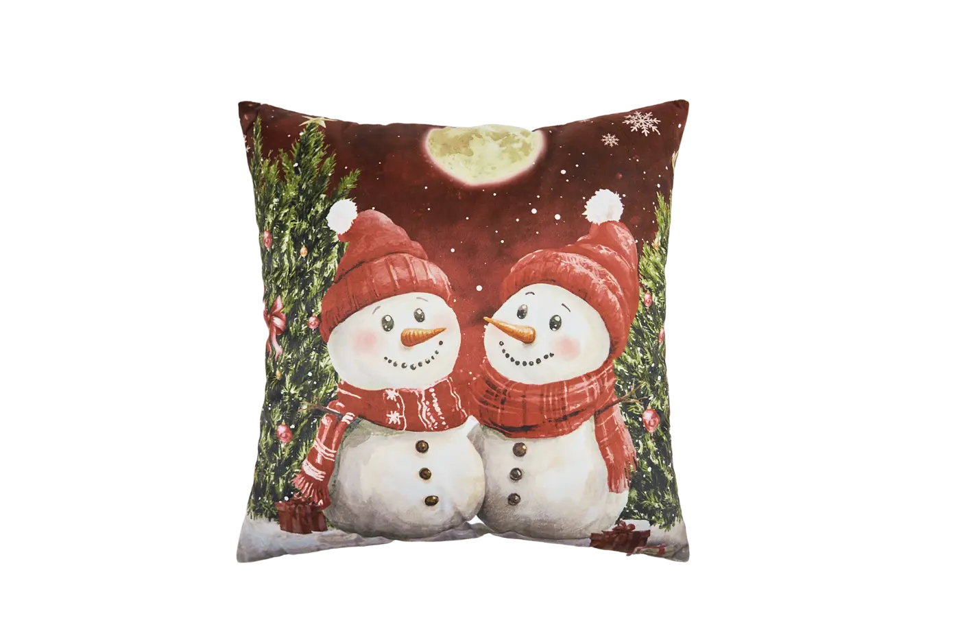 Cosima  Kissenhülle Snowy multi Weihnachtsmotiv