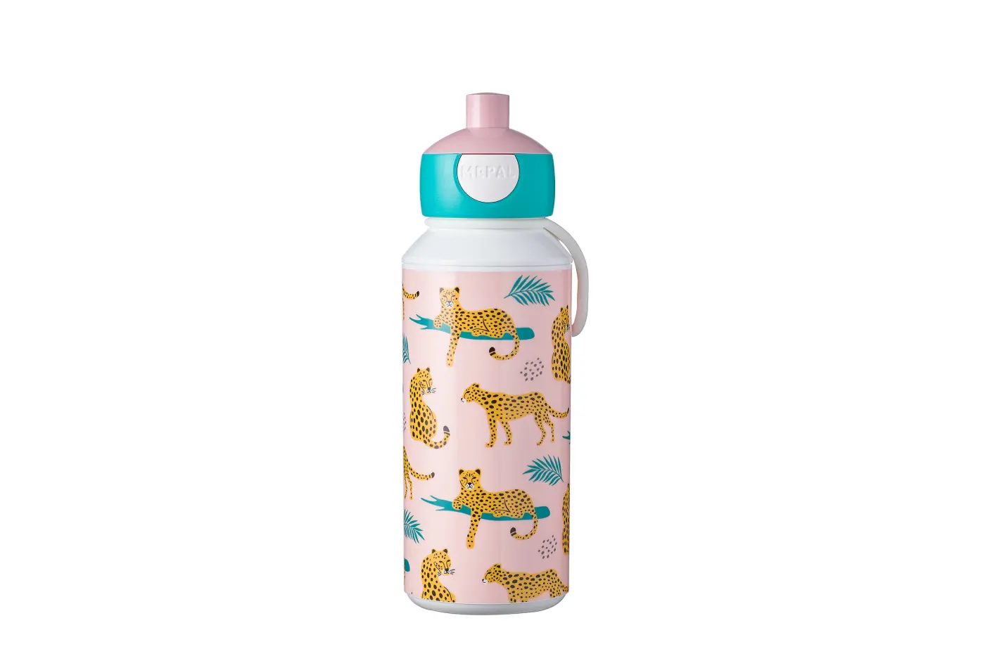 Mepal Trinkflasche Pop-Up 400 ml 6,4 x 7 x 18,4 cm Campus leopard
