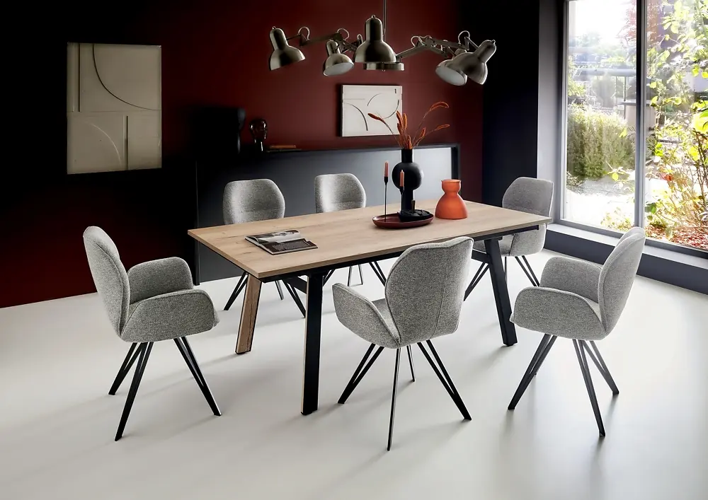 Niehoff  Design-Armlehnenstuhl drehbar Barolo  grey