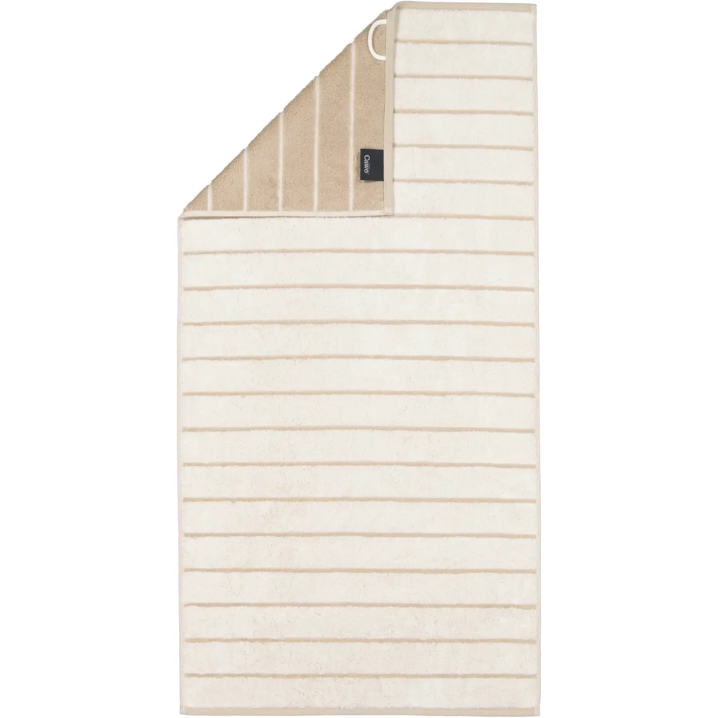 Cawö Handtuch Balance Doubleface 50 x 100 cm natur