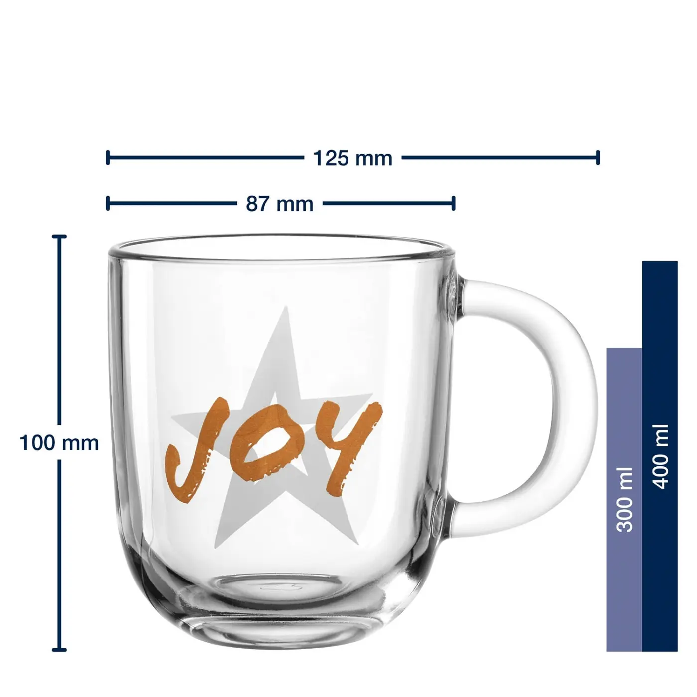 Leonardo Becher SILENZIO mehrfarbig 300 ml 15 cm