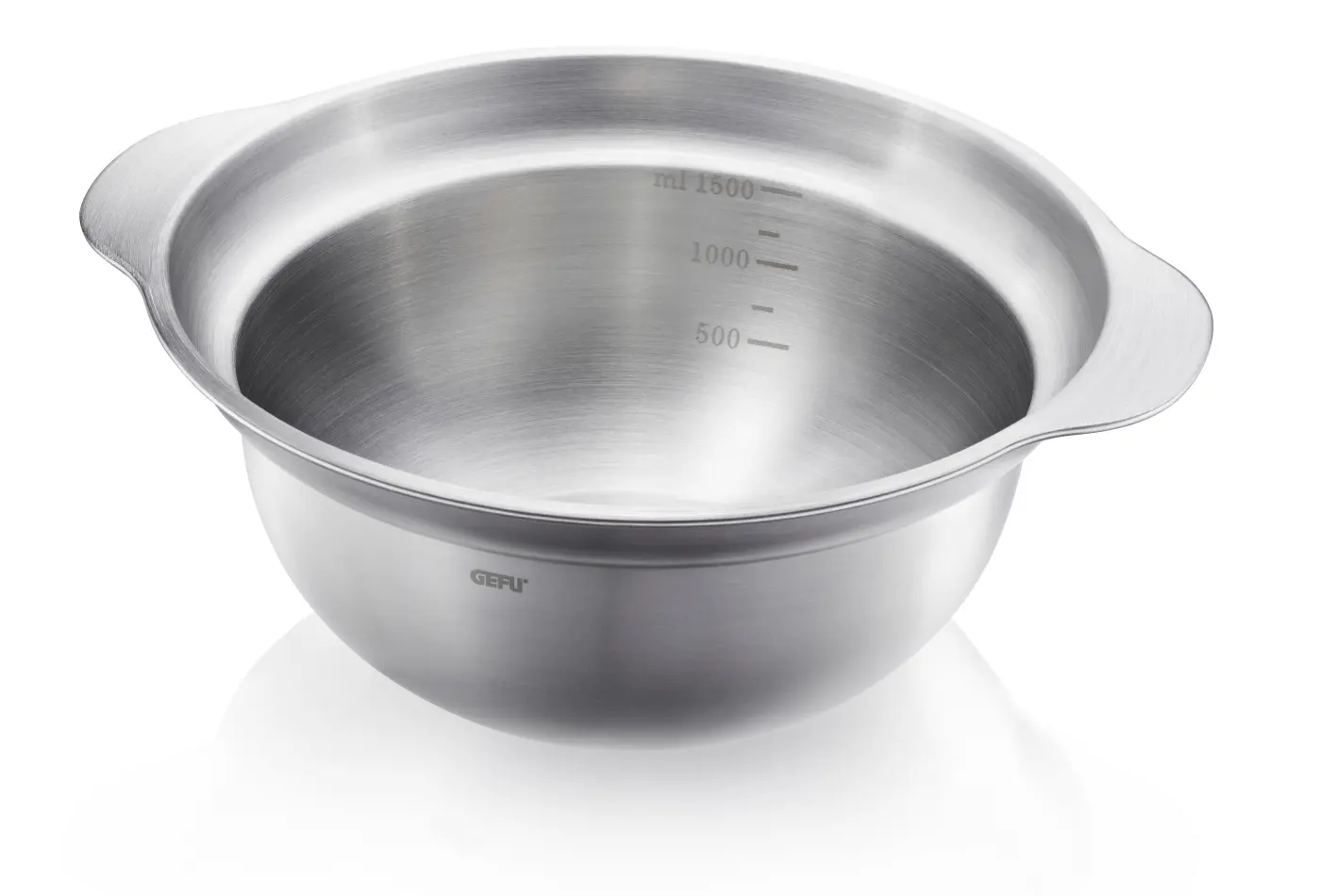 GEFU Edelstahlschüssel PREMIO Ø 23 cm silber hochwertiger Edelstahl