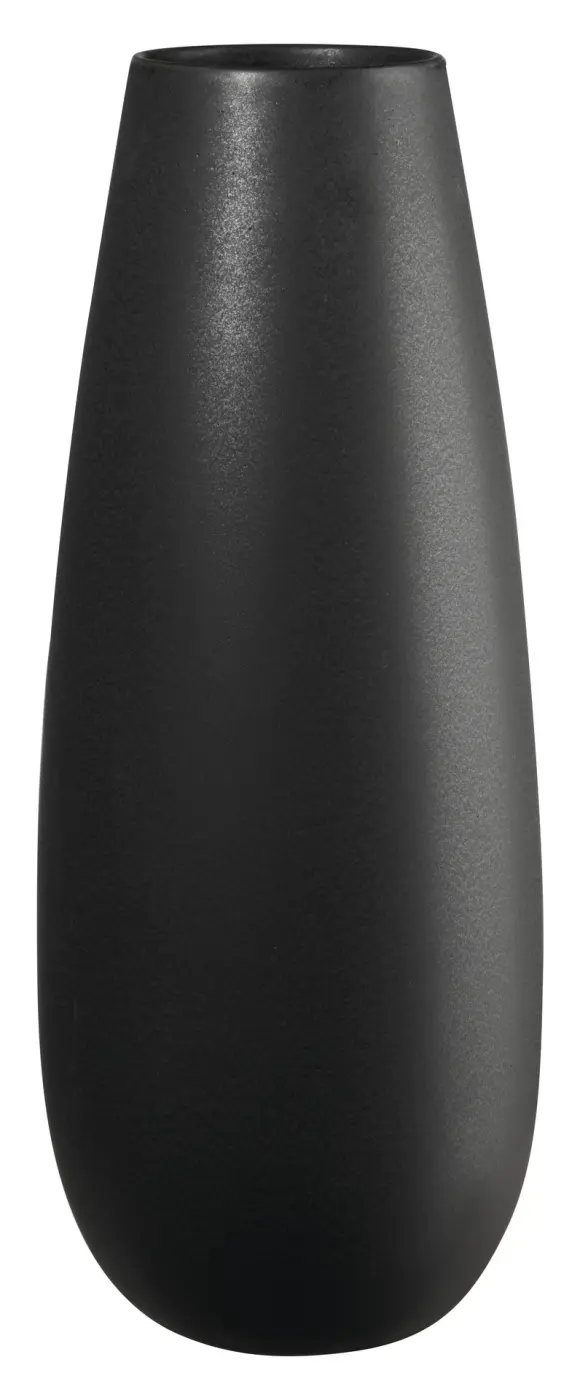 ASA Vase easexl schwarz matt D. 18 cm, H. 45 cm