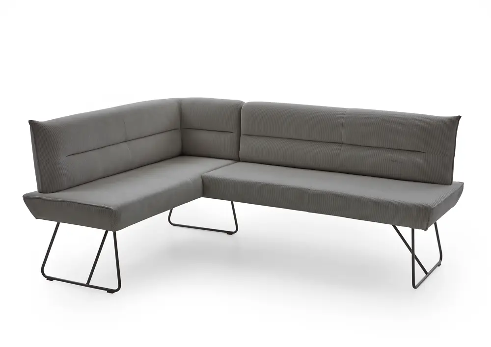 Niehoff  Eckbank Conny Cord grau ca. 151 x 205 cm