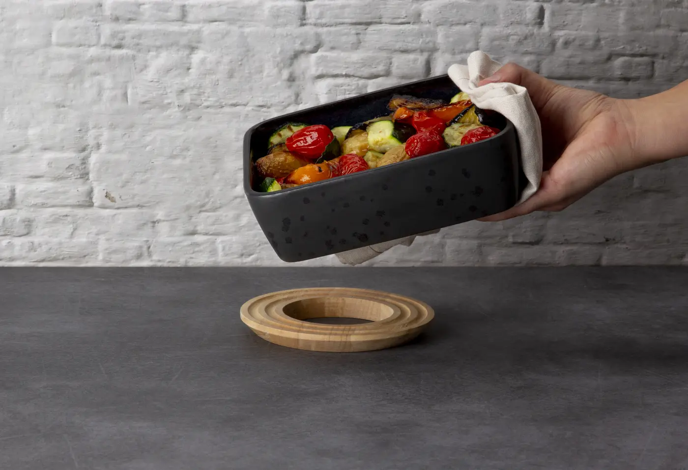 Continenta Untersetzer Gummibaum natur 21 cm 