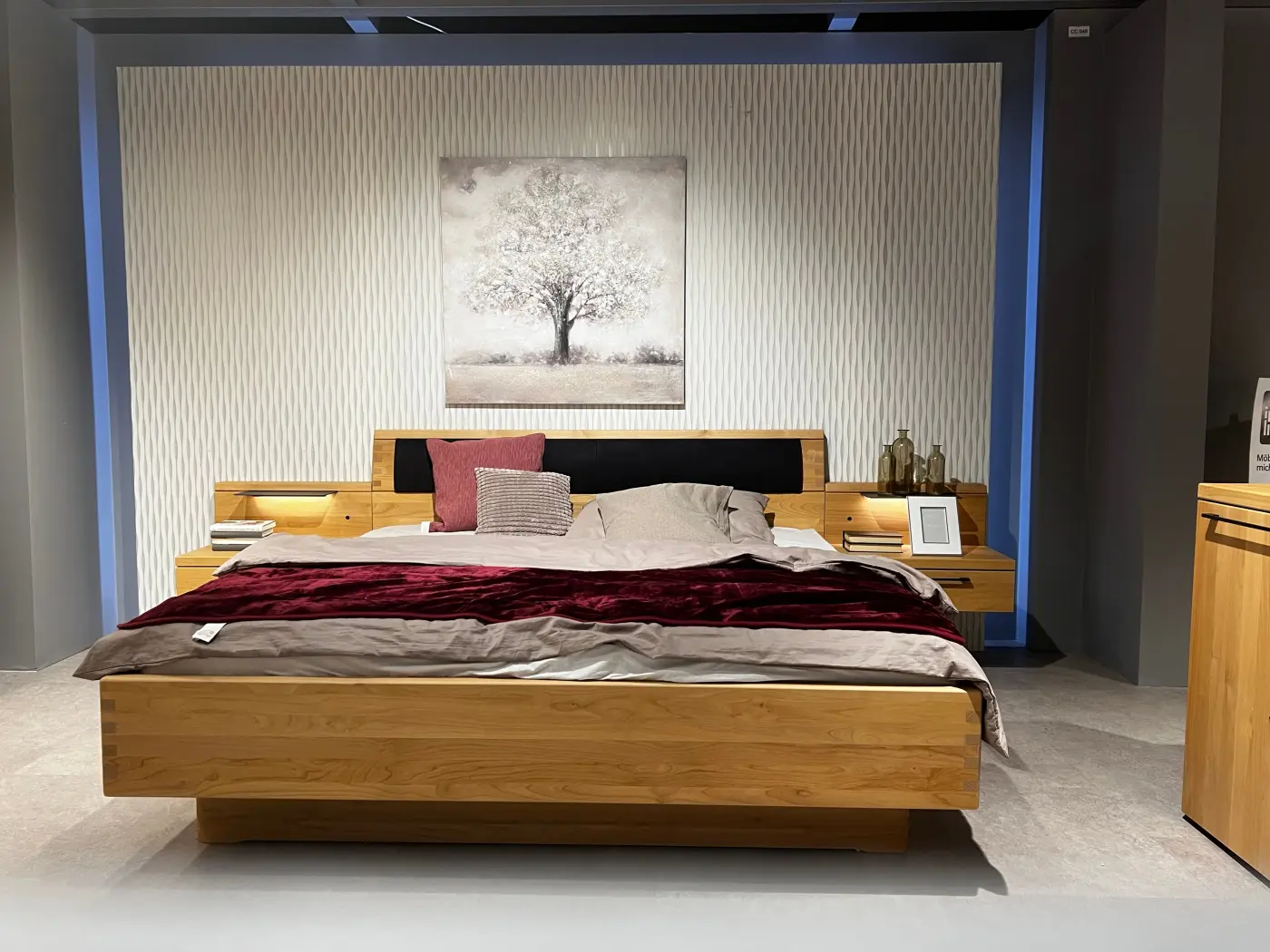 Interliving Komplett - Schlafzimmer Serie 1028 Erle massiv 