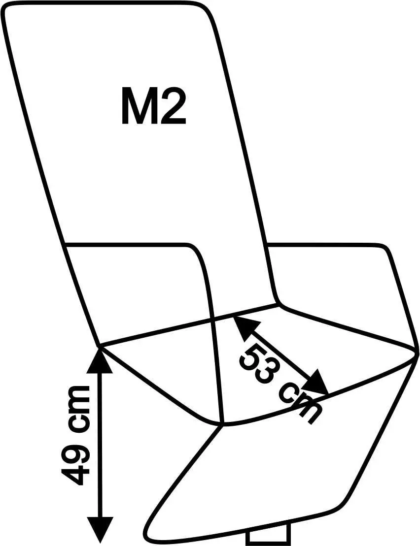 Polsteria Drehsessel Lola Duo manuell Evita anthrazit