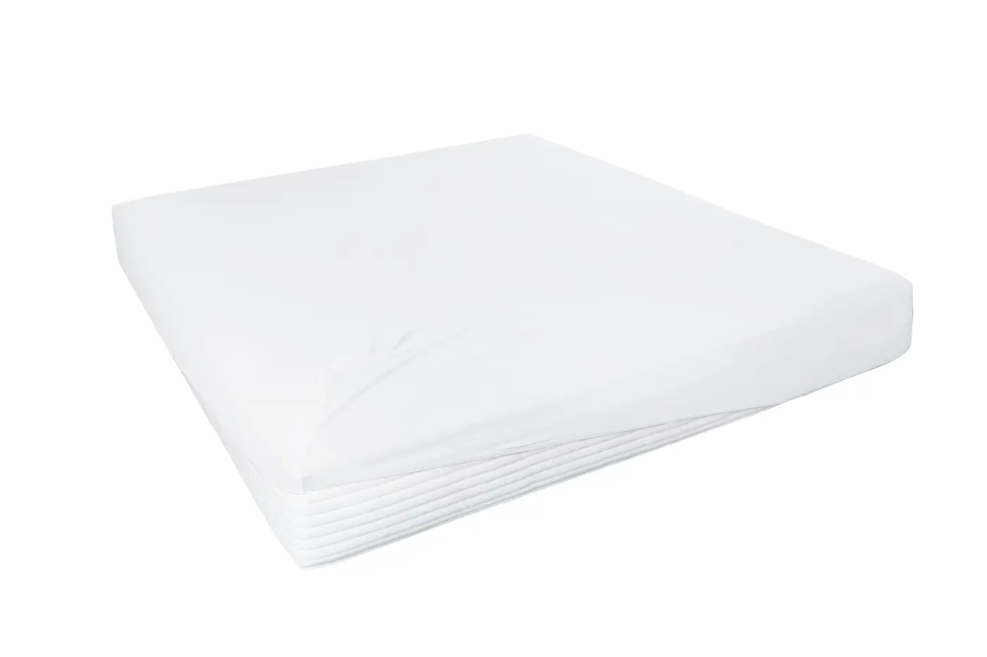 Hahn Elastan-Feinjersey-Spannbettuch weiß 140-160 x 200-220cm