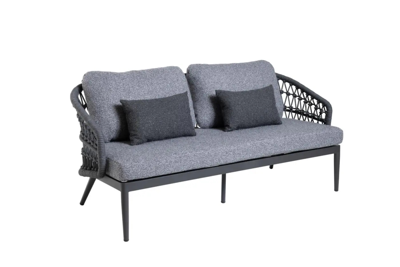 Interliving Loungeset Serie 7013 hellgrau/anthrazit