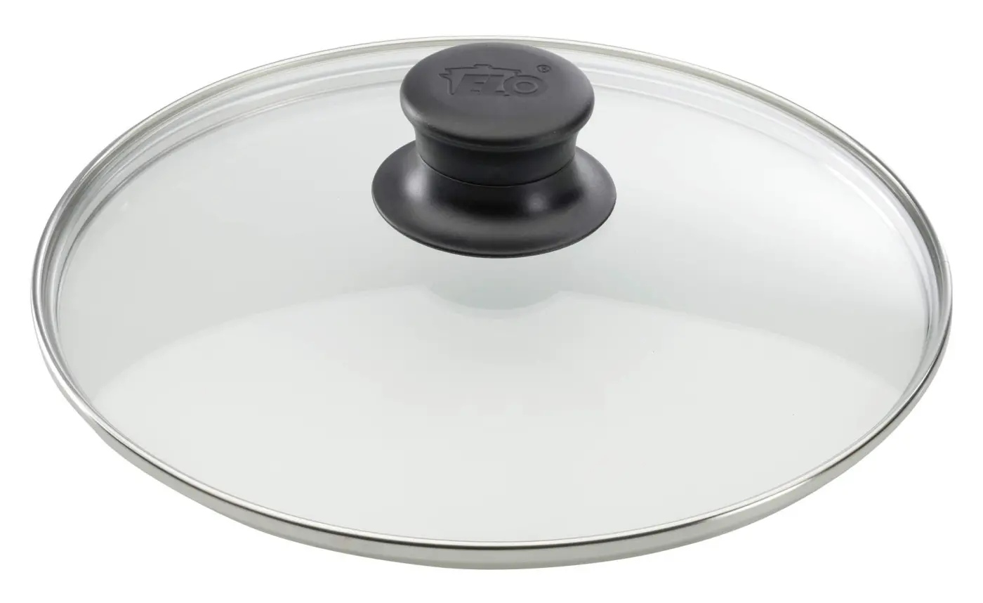 ELO Glasdeckel 28 cm  Transparent / Silberfarben