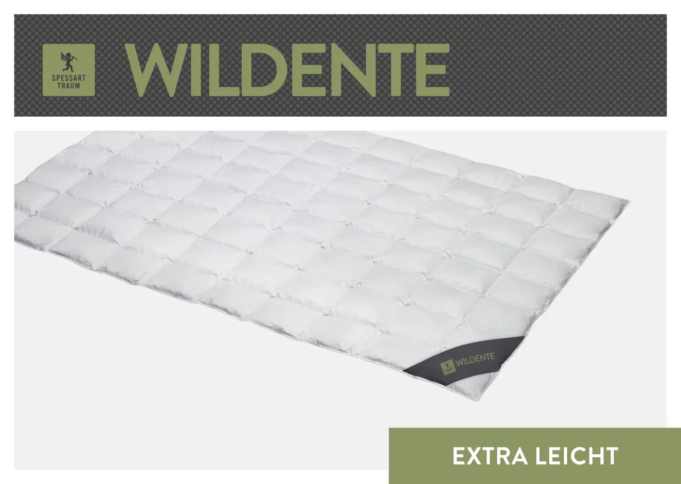 Spessarttraum Daunendecke Wildente, 155x220, 0,31 Gramm silber