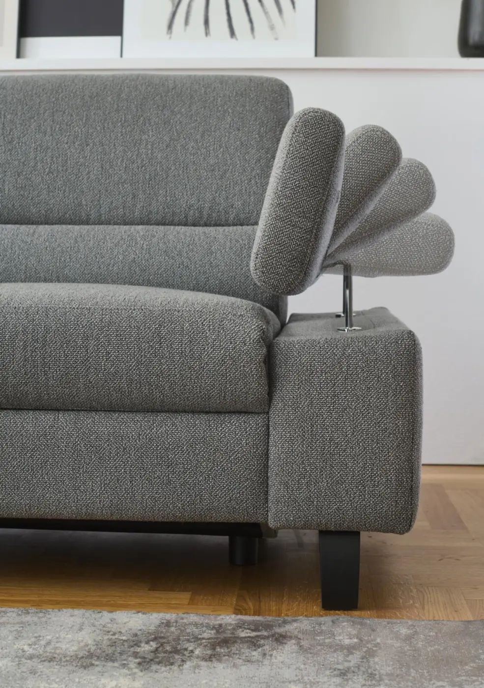 Dietsch  Wohnlandschaft 292 - Nassau Vital mit Funktion Q2-Life grau