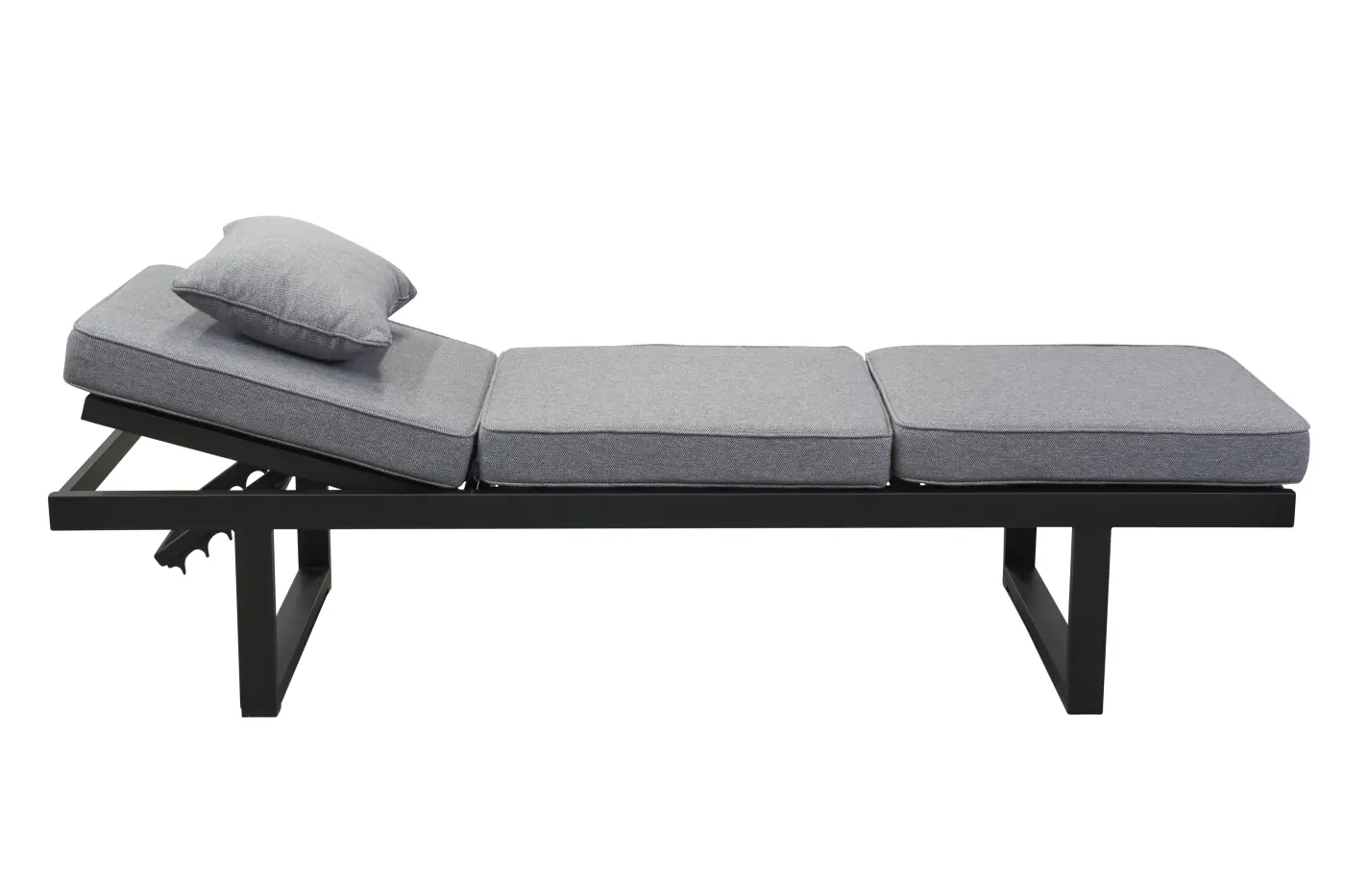 LC Garden Multifunktionssofa Sondrino grau/schwarz ca. 202 cm breit