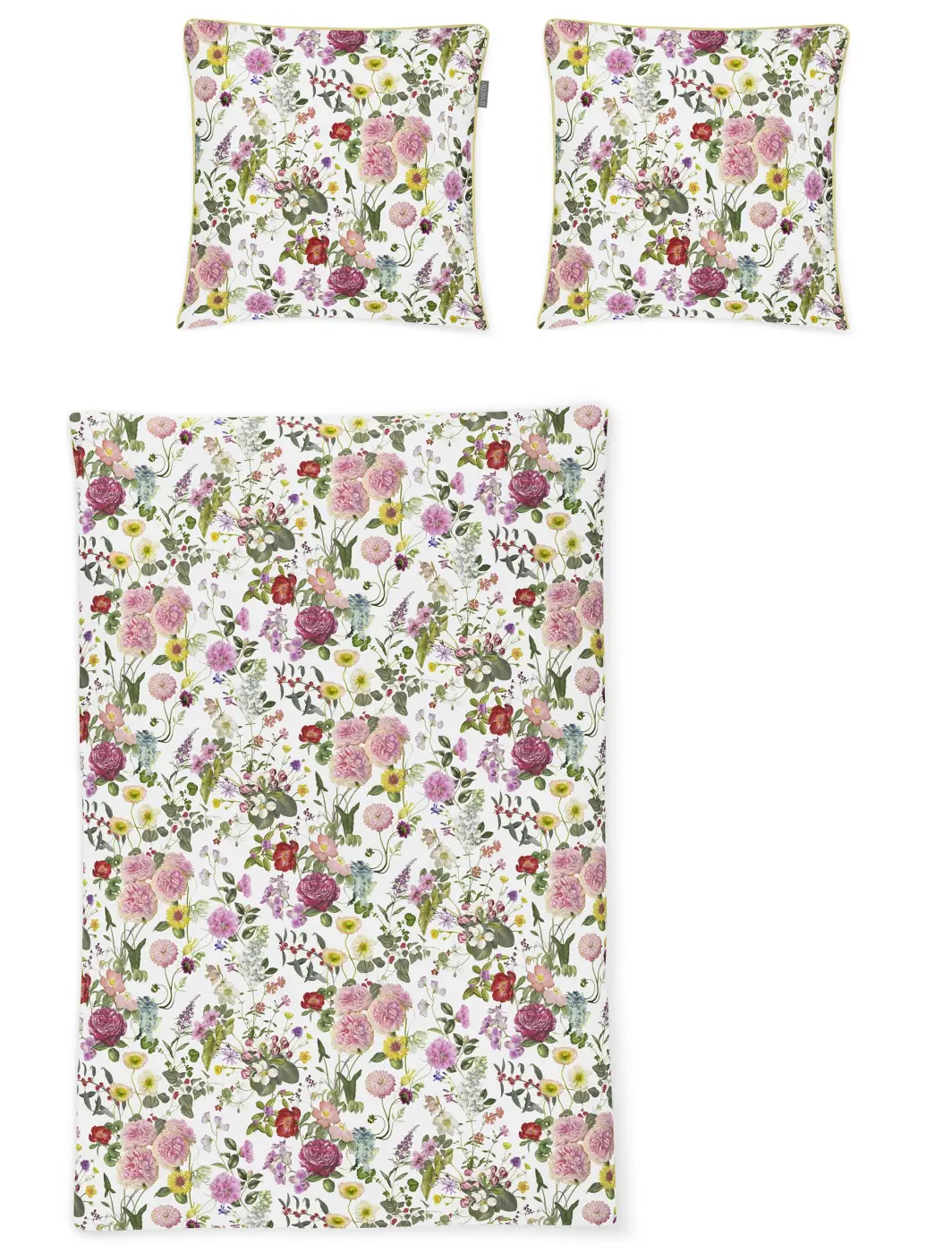 Irisette  Ganzjahres - Bettwäsche Glamour floral mit Digitaldruck  ca. 135 x 200 cm