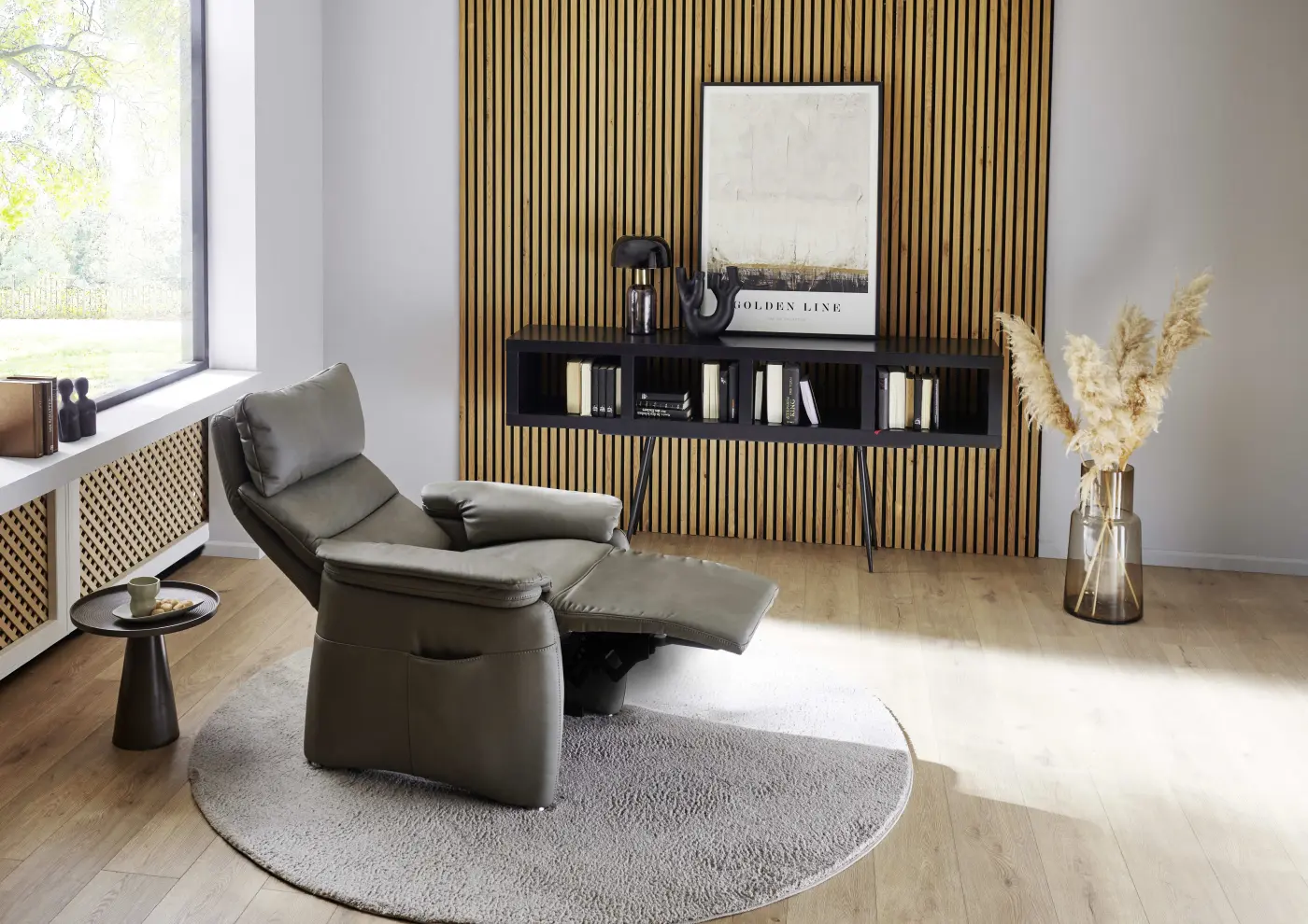 Polsteria Fernsehsessel Timeless 2.0 Comfort RelaXX  manuell Evita smoke