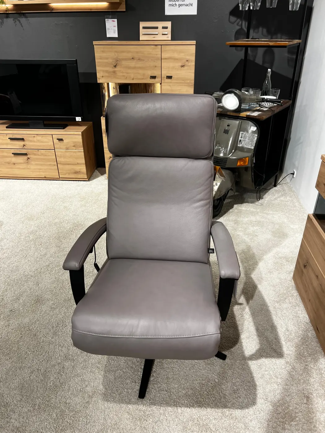 Interliving Relaxsessel Serie 4541 motorisch verstellbar granit