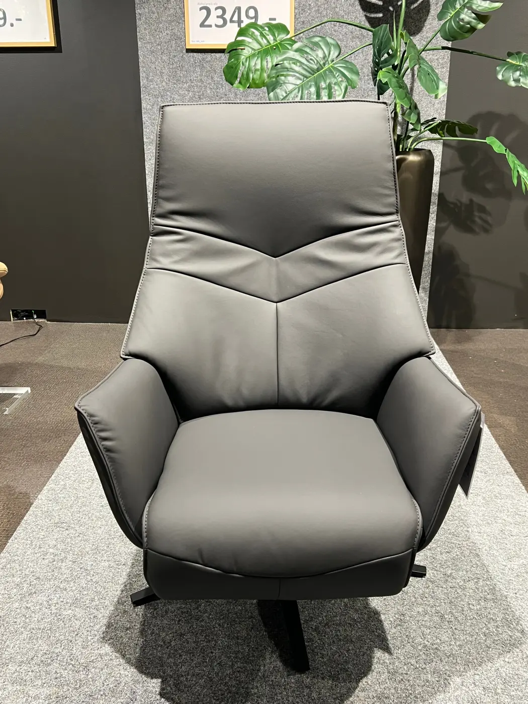 Himolla  Relaxsessel Serie Lounger 7911 Longlife Leder anthrazit manuell/1motorisch Herz-Waage