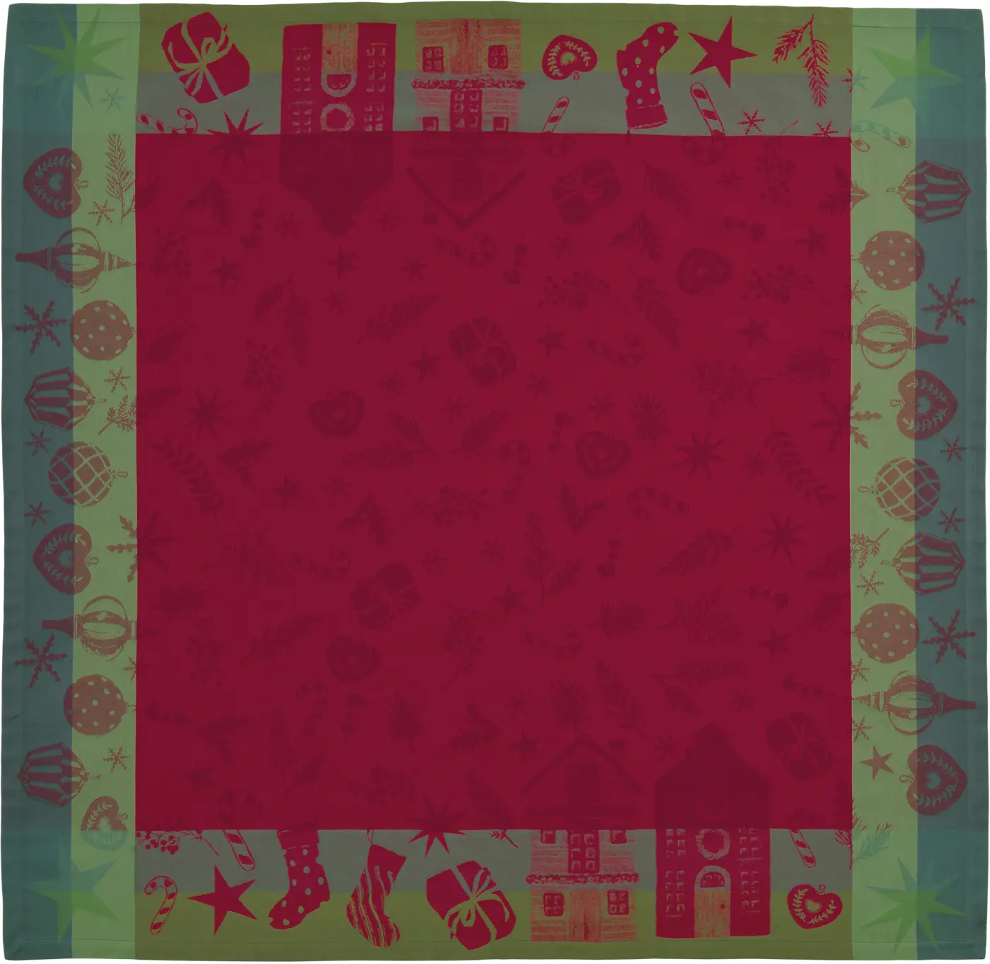 Sander Mitteldecke Jolly Time red 100 x 100 cm