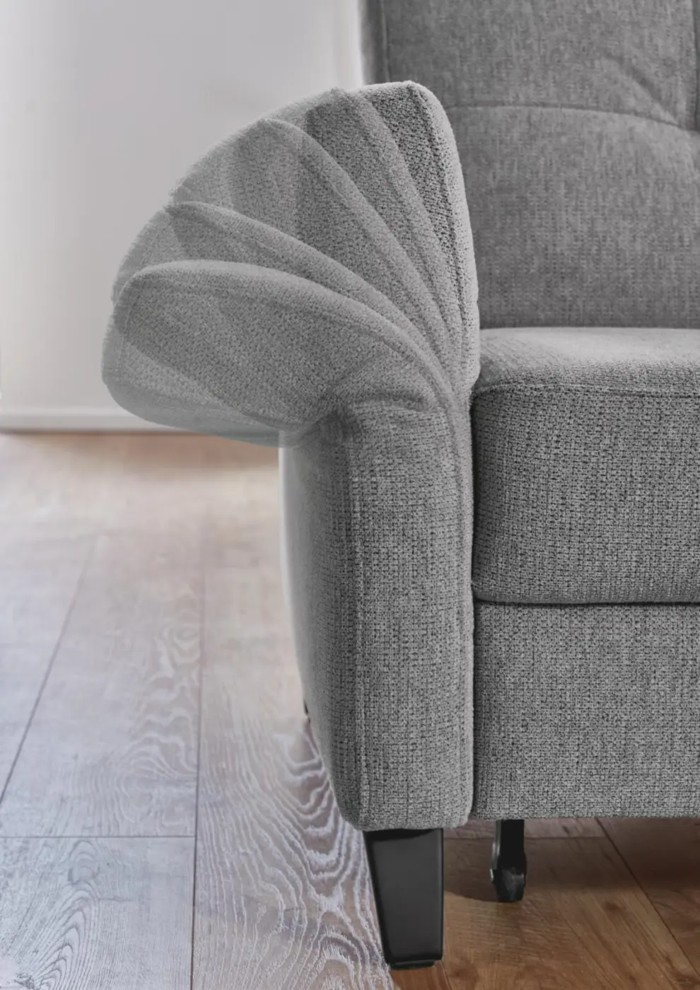 Sit & More  Armlehnoptik Varese VME ORLEAN / Orlean grau 8202