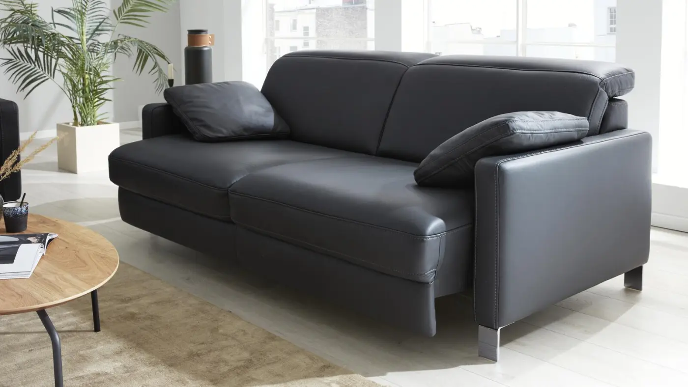 Interliving 3 Sitzer mit Funktion Serie 4054 anthrazit 206 cm