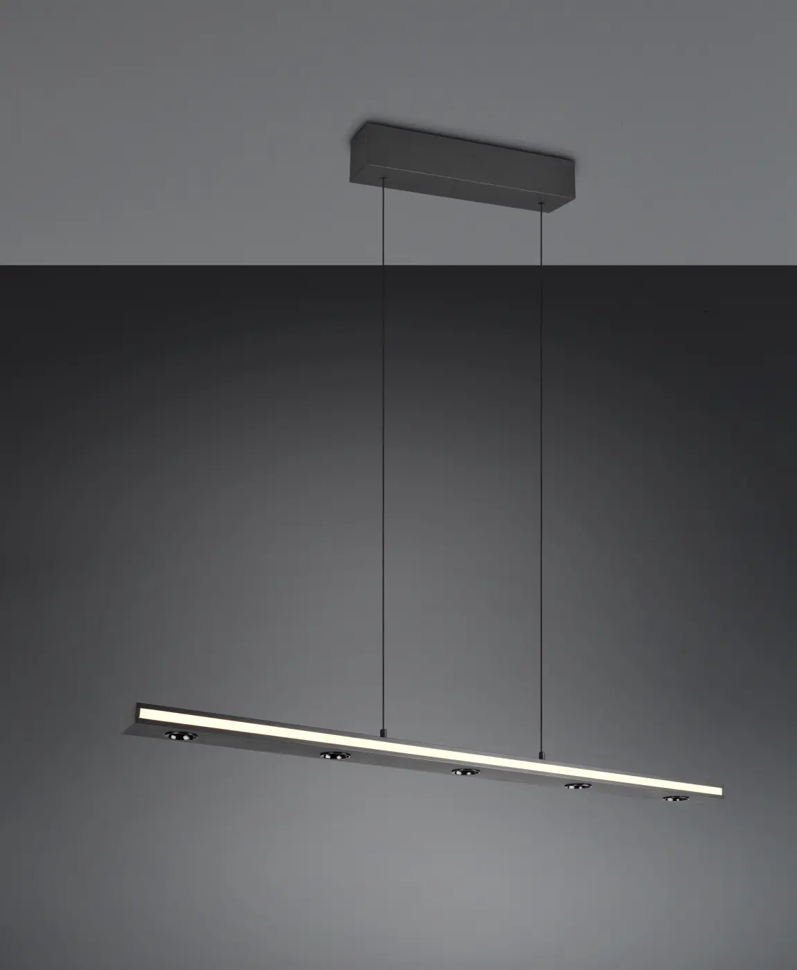 Trio Leuchten  Pendelleuchte Graham Metall schwarz 