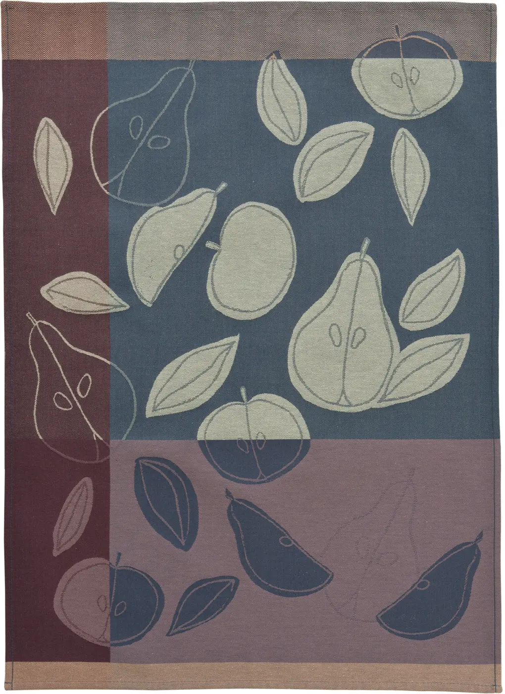 Sander Geschirrtuch Pomario aubergine 50 x 70 cm