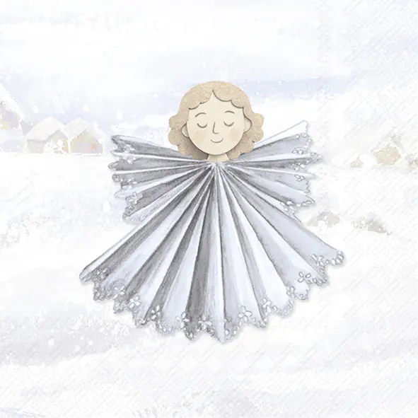 Ihr Cocktail-Servietten PAPER ANGELS light blue 25X25 cm