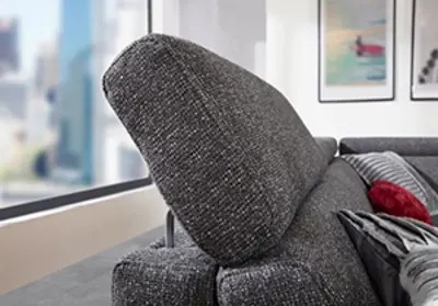 Dietsch  Eckkombination 153 - Moon graubraun ca. 270  x 220 cm