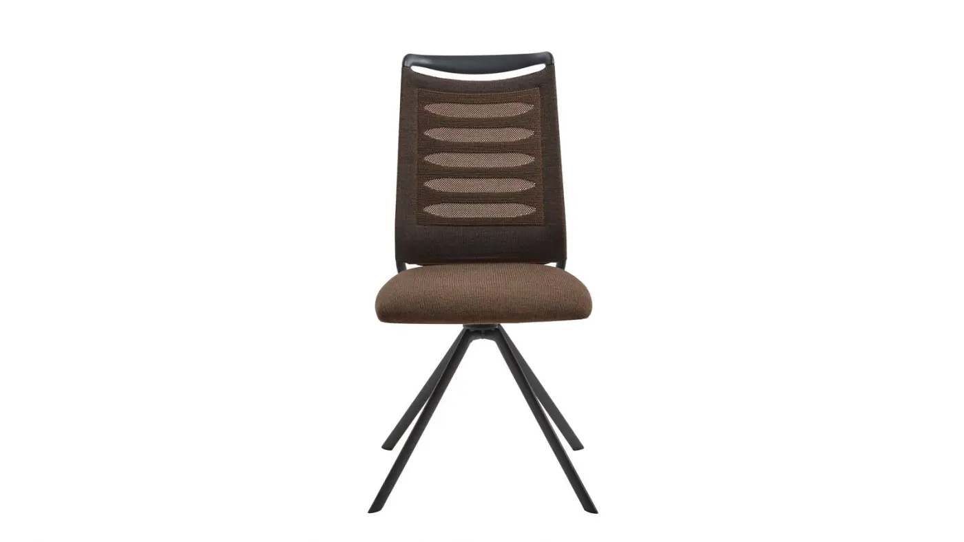 Venjakob Stuhl Lilli 3000  Melange Streifenoptik bronze/anthrazit matt