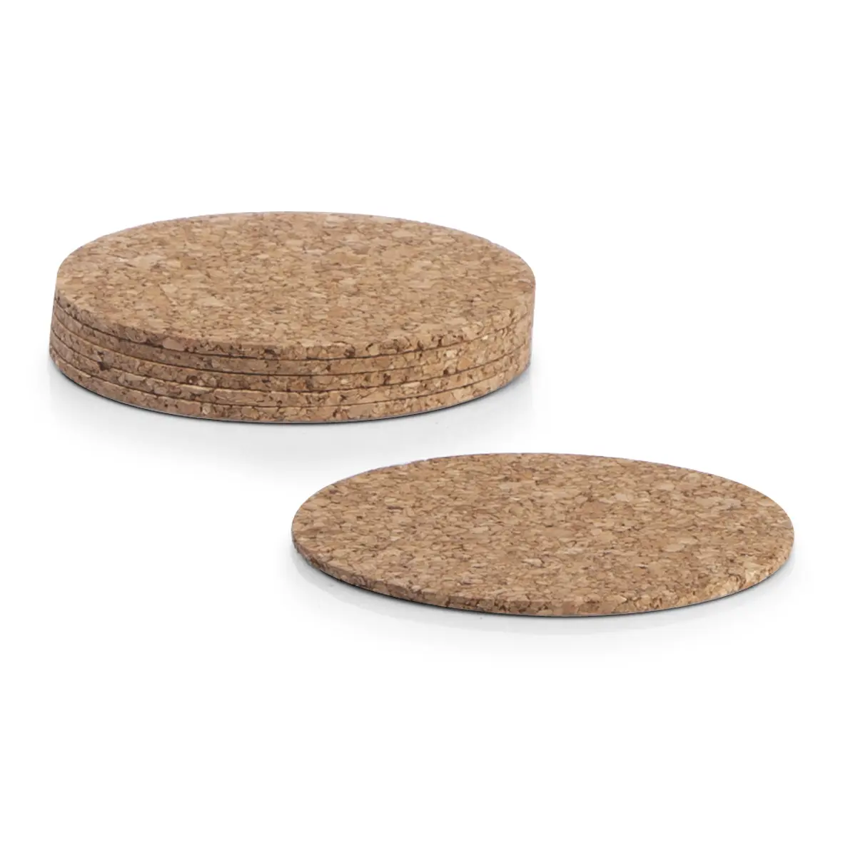 Zeller Kork-Glasuntersetzer-Set 6-tlg.