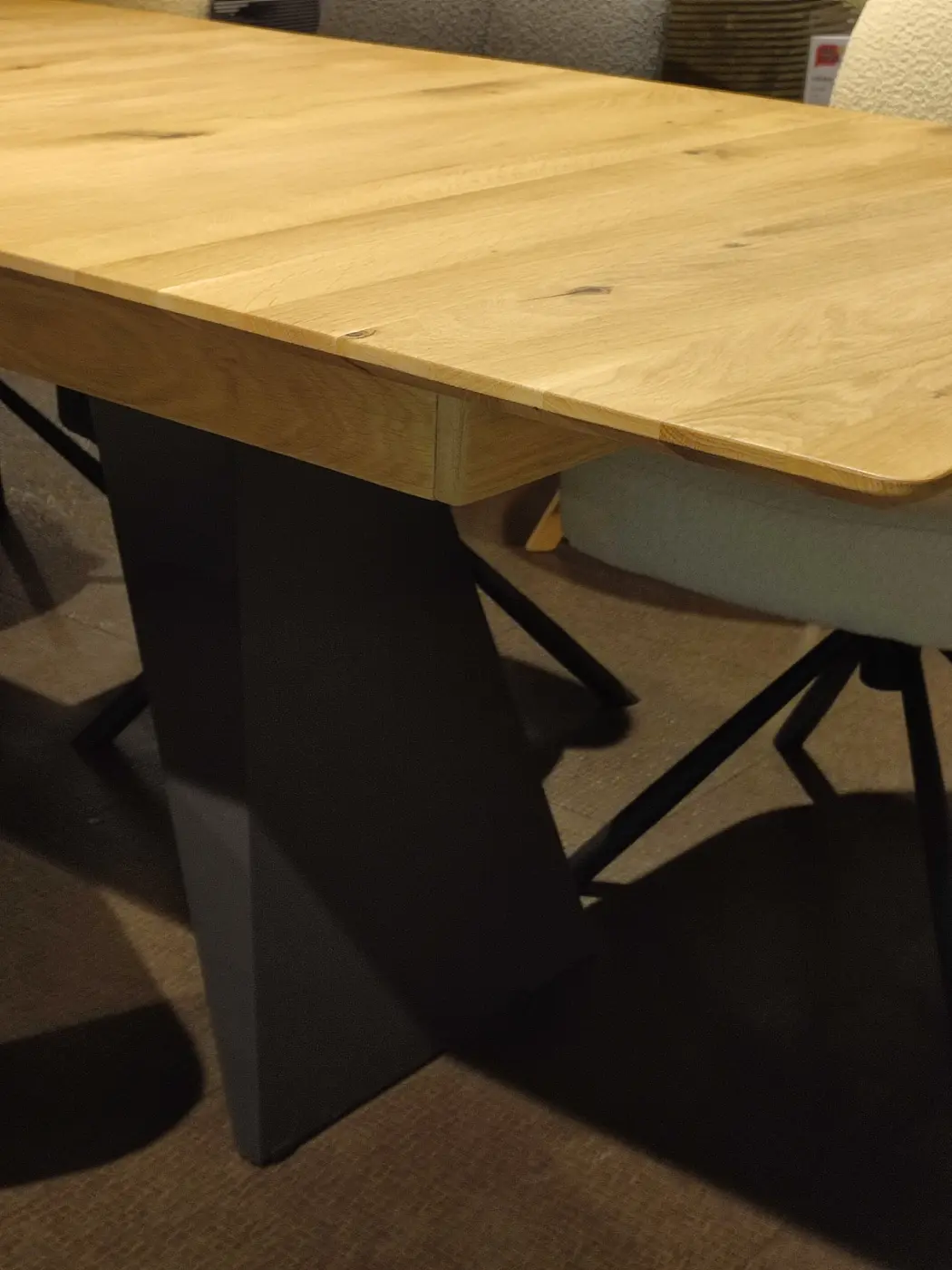 MCA furniture Auszugstisch Napoli Eiche bianco ca. 180(230) x 90 x 77cm