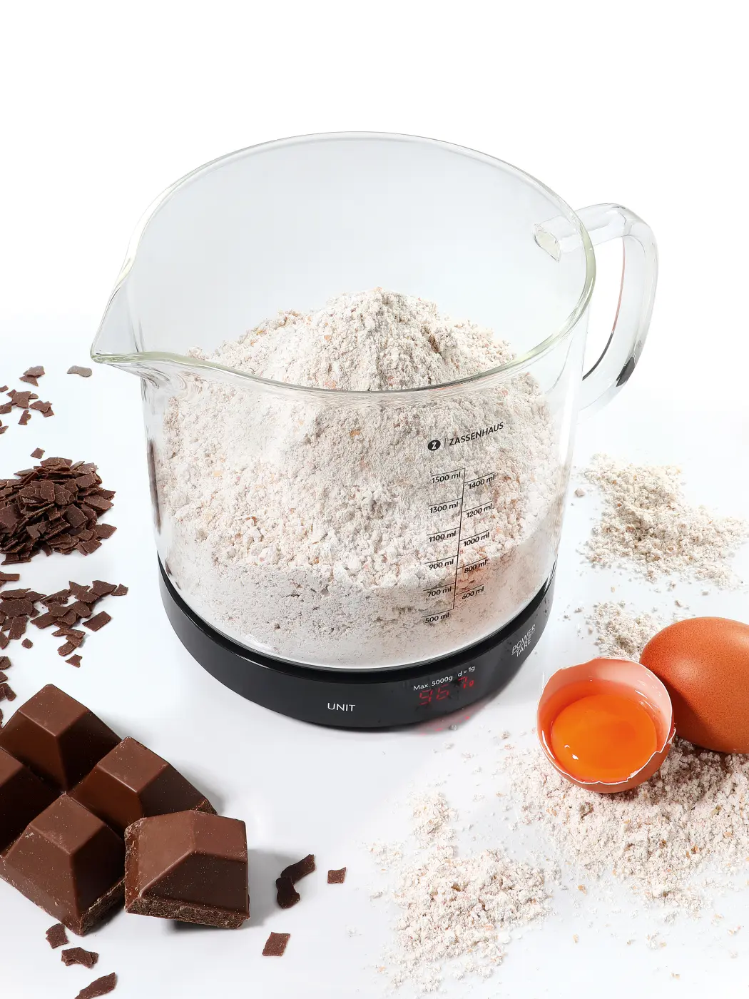 Zassenhaus Digitale Küchenwaage BAKE  schwarz
