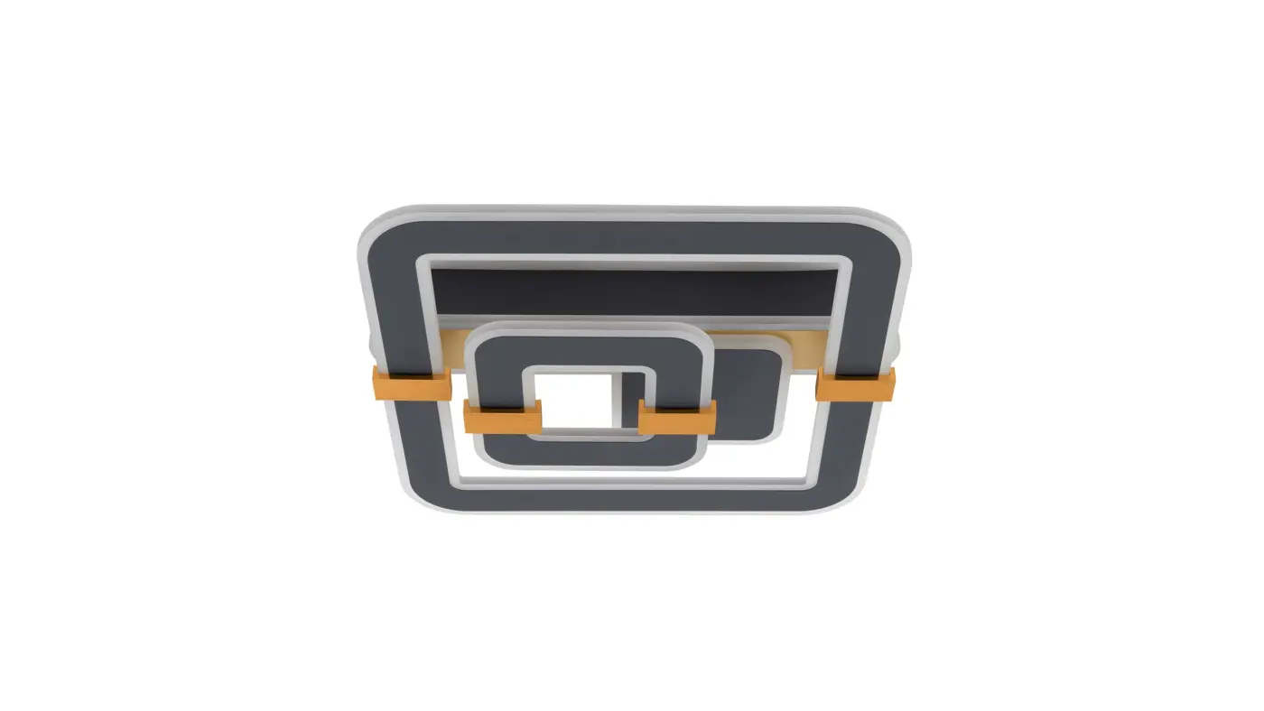 Interliving Deckenleuchte IL 9330 Grau Metall