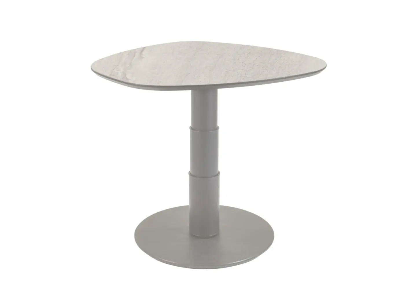 Vierhaus  Couchtisch 1886-CAL-SGR grau höhenverstellbar ca. 80 × 39–76 cm