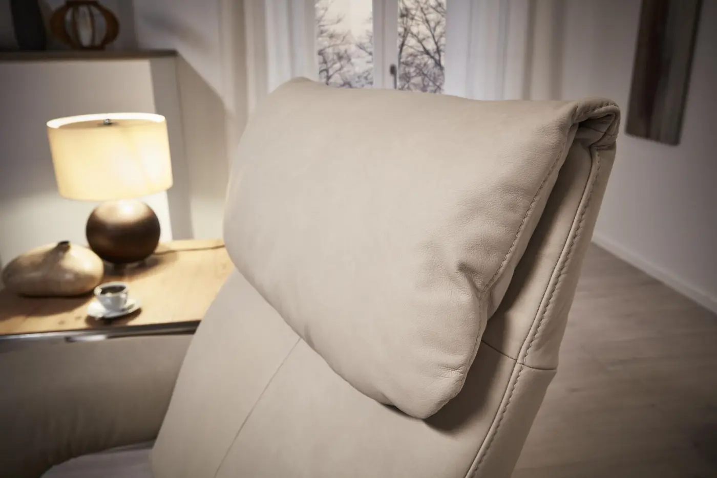 Himolla  Cumuly Trapezsofa 4867 Leder  kliff ca. 227 cm breit