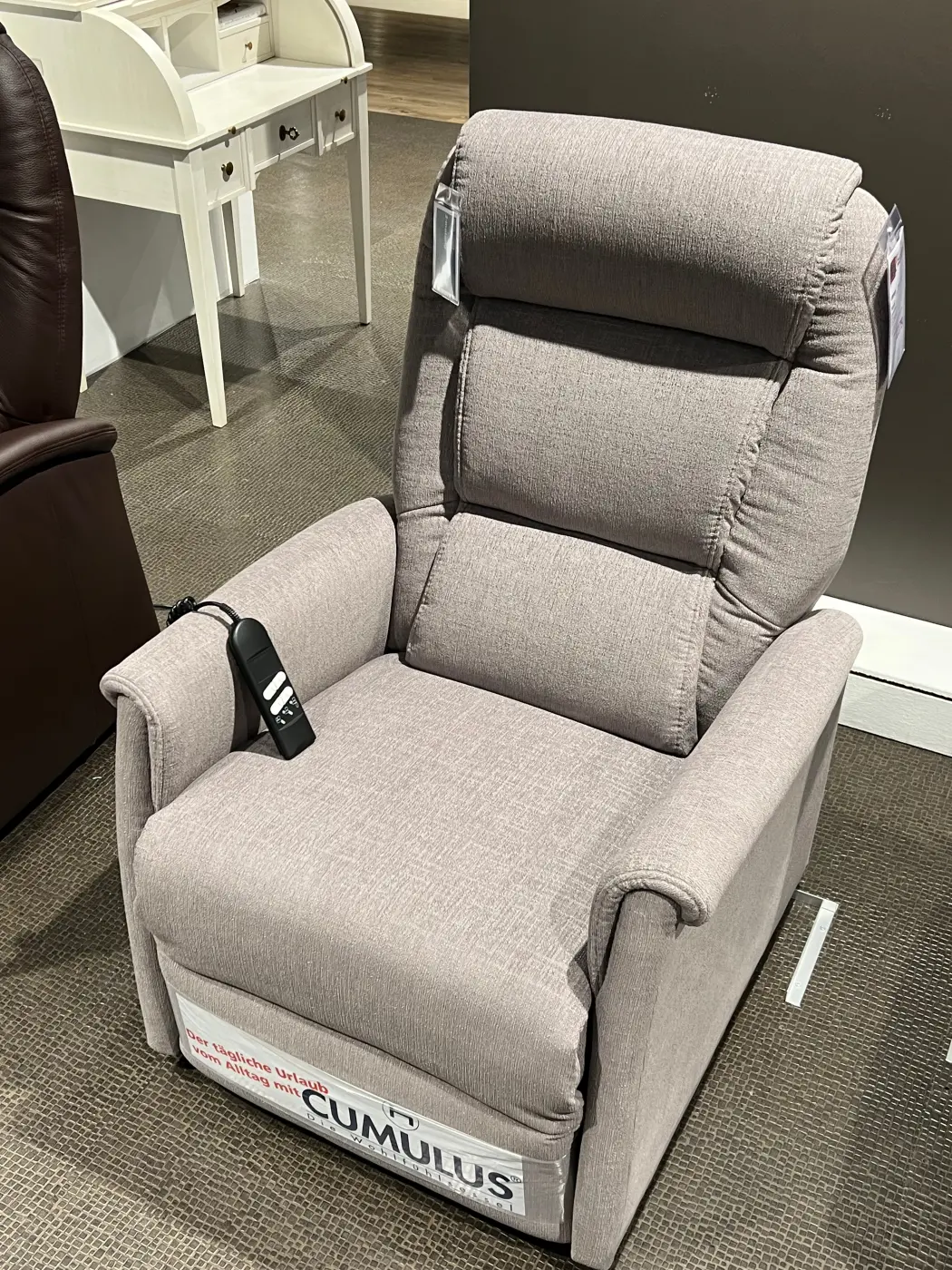 Himolla  Fernsehsessel Quartett Serie 9773 Aquaclean rauch 2 Motoren