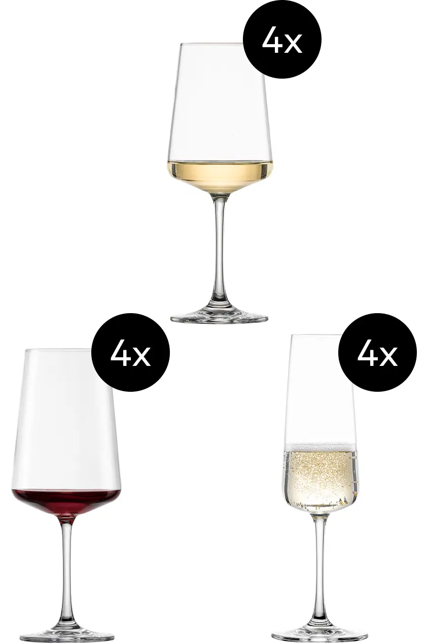 Zwiesel 12-tlg. Gläserset MioVino Tritan Kristallglas klar