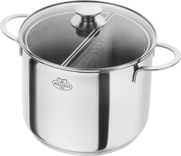 Ballarini Spargel-/Nudeltopf Gli Speciali Silber 24 cm