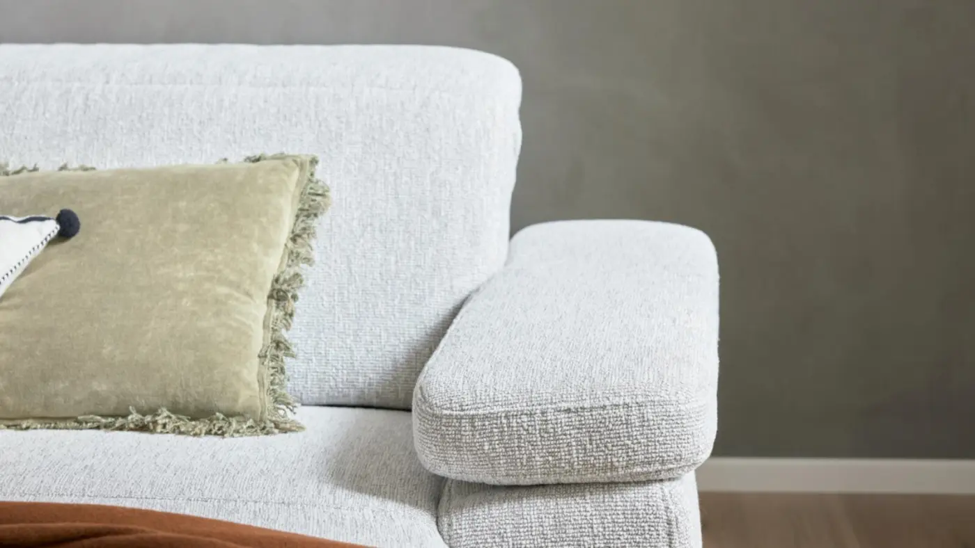 Interliving Wohnlandschaft Serie 4065 mit Funktion Loft ecru ca. 325 x 185 cm