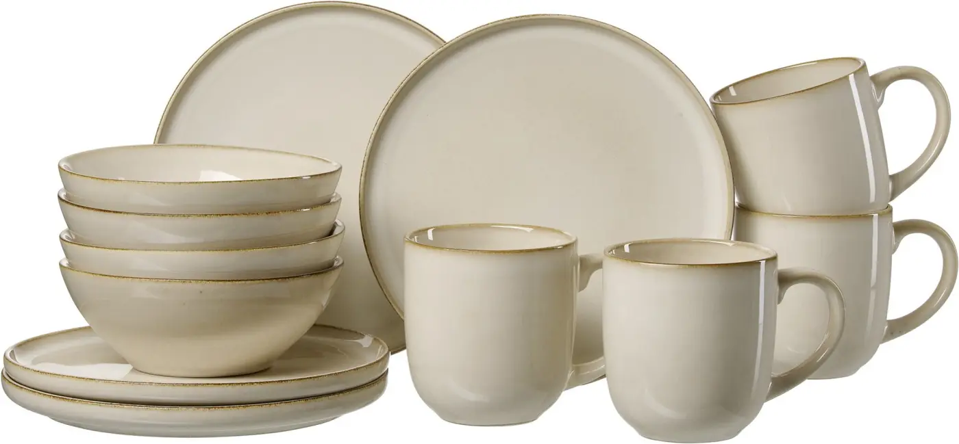 Ritzenhoff & Breker Frühstücksset Olivia  beige 12tlg.