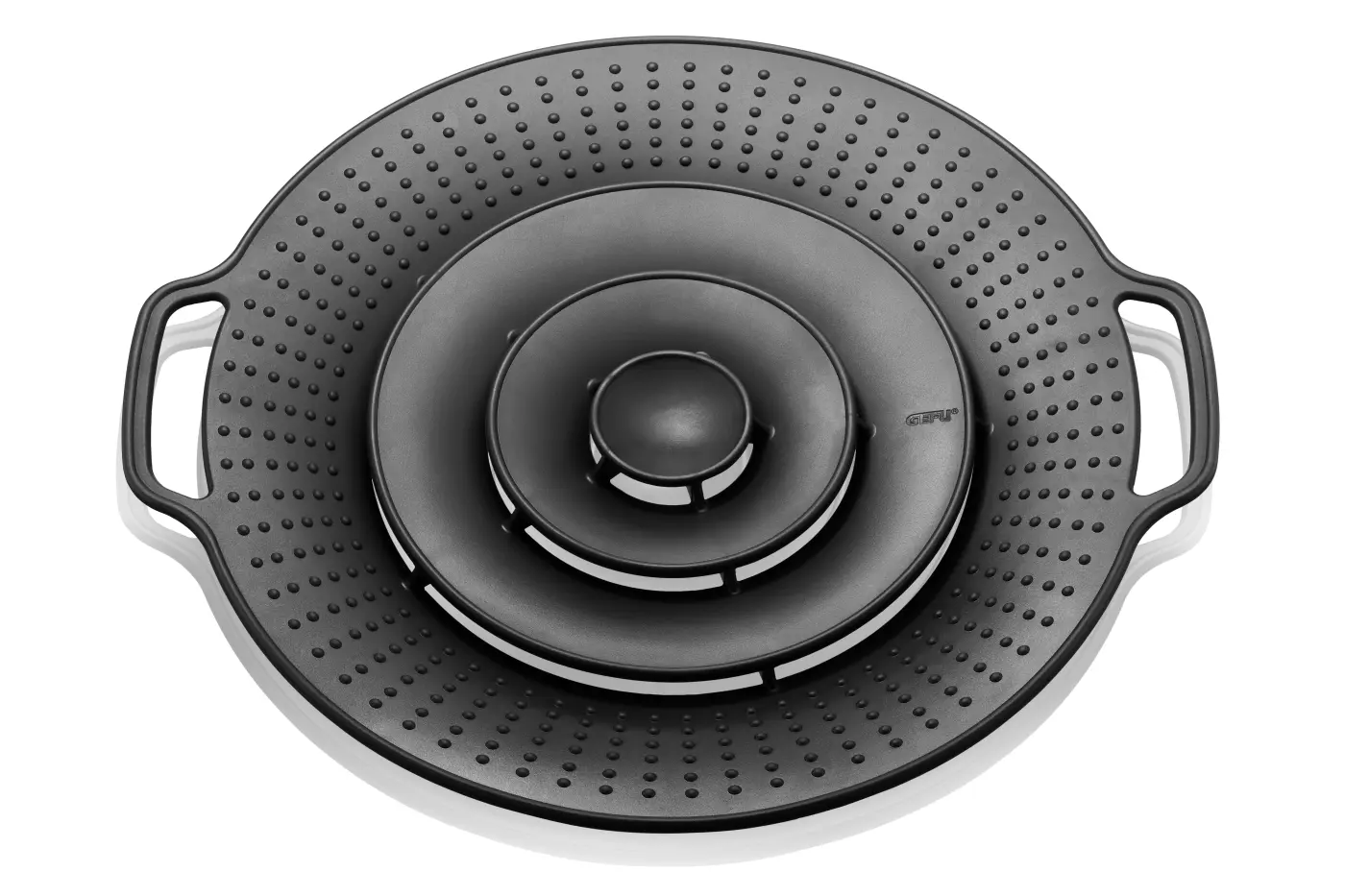 GEFU Überkochschutz BOLLA grau Silikon